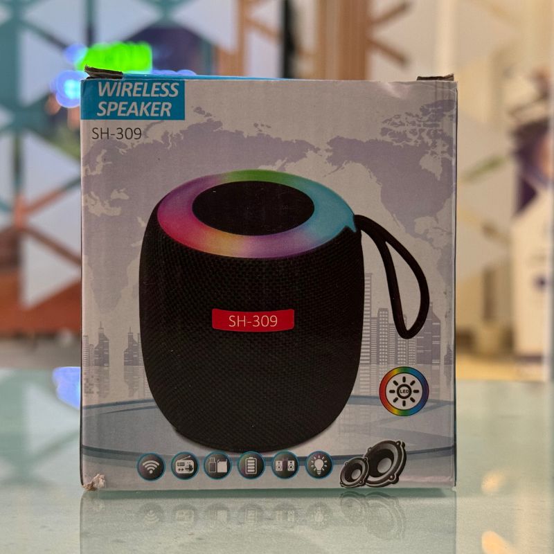 SH-309 Mini Wireless Bluetooth Speaker | Portable 5W Outdoor Speaker | RGB Night Light