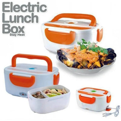 Portable Electric Heating Lunch Box with Leak-Proof Design & Soup Tray
