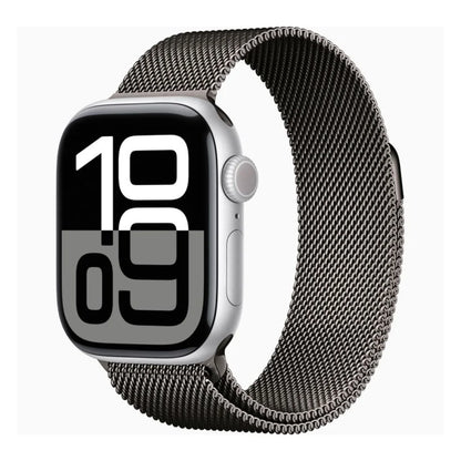 Grey | Apple Watch Milanese Magnetic Loop Strap | Stainless Steel Band  | 42mm / 44mm / 45mm