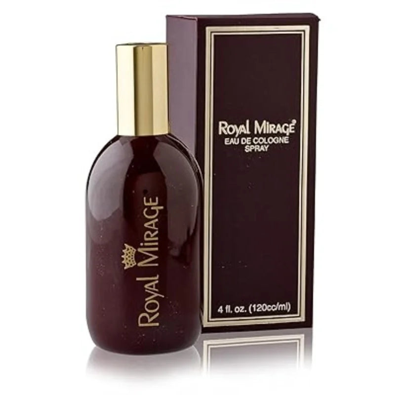 Royal Mirage Eau De Cologne Spray 120ml | Refreshing Long-Lasting Unisex Perfume