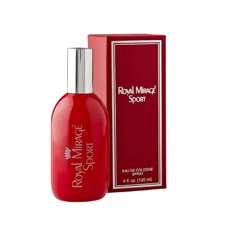 Royal Mirage Sport Eau De Cologne 120ml | Long-Lasting Refreshing Unisex Perfume