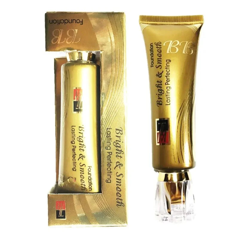 BB Makeup Foundation Bright & Smooth BB Cream 35ml Waterproof Long-Lasting Natural Coverage for Flawless Skin