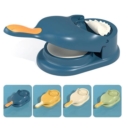 2-in-1 Dumpling & Samosa Maker | Mini Manual Tortilla & Dough Press | Random Colors