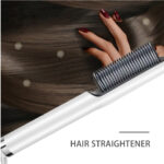 Hair Straightener Brush & Styler | Model 909 | Fast Heating Electric Straightening Comb