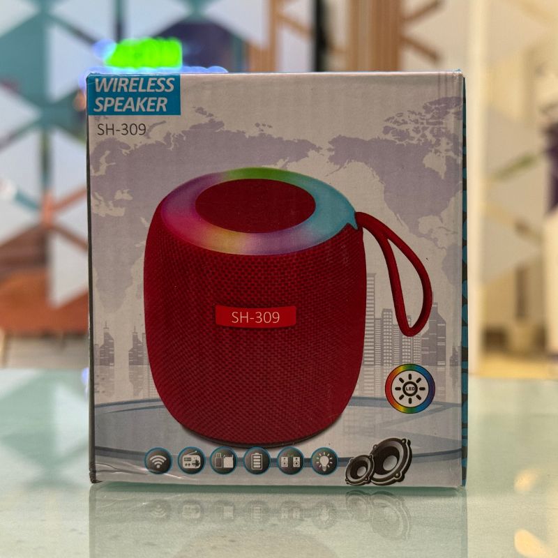 SH-309 Mini Wireless Bluetooth Speaker | Portable 5W Outdoor Speaker | RGB Night Light