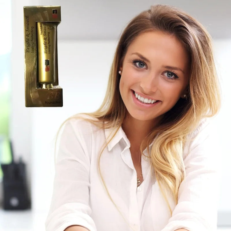 BB Makeup Foundation Bright & Smooth BB Cream 35ml Waterproof Long-Lasting Natural Coverage for Flawless Skin