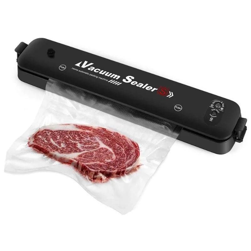 Vacuum Sealer Hand Machine ZKFK-001 | Automatic Food Sealer with 5 Vacuum Bags for Fresh Food Storage