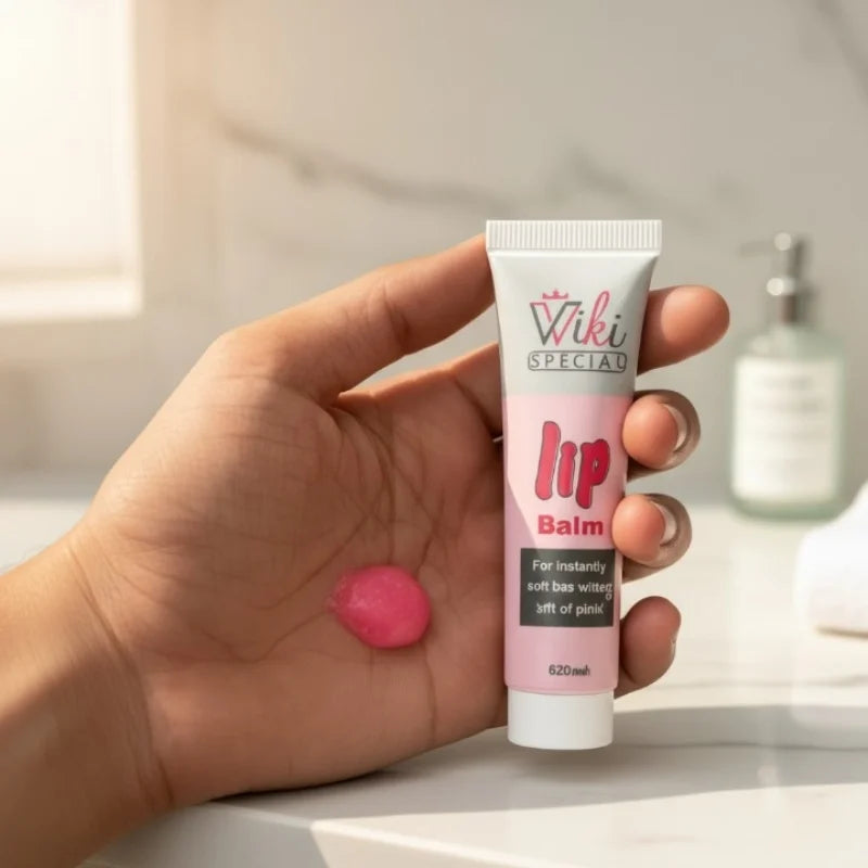 Wiki Special Pink Color Lip Balm 20ml Moisturizing Natural Tint Smooth Hydrating Formula for Soft Lips