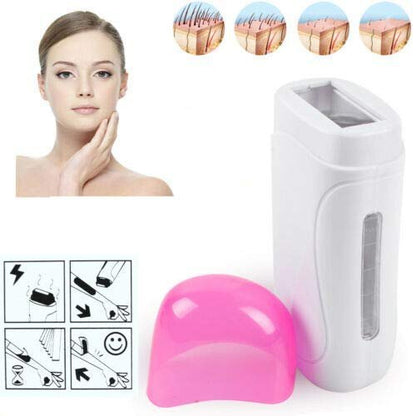 3-in-1 Wax Heater Machine for Hair Removal | Cartridge Wax Warmer + Wax Cartridge + Wax Strips