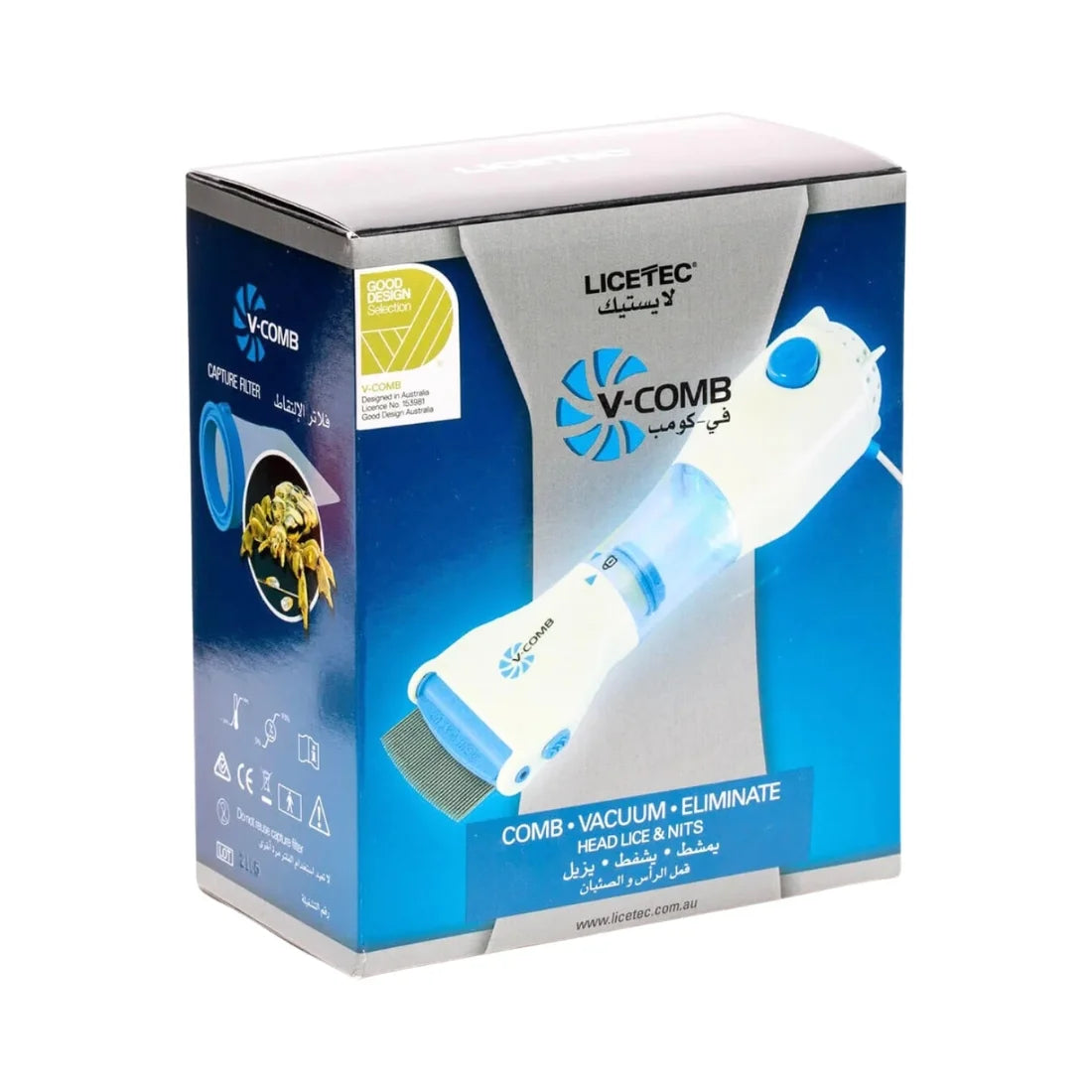 Electric V-Comb Anti Lice Machine | Chemical-Free Safe Lice & Egg Removal Device