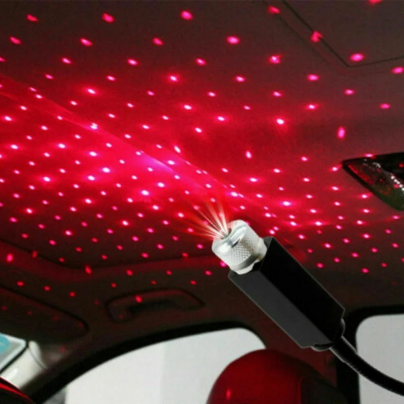 LED Galaxy Star USB Decoration Light | Starry Laser Projector Night Light for Home & Car