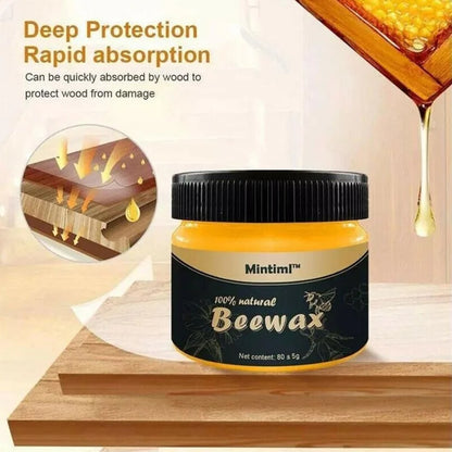 Wood Seasoning Beeswax Polish | Complete Furniture Care & Natural Shine