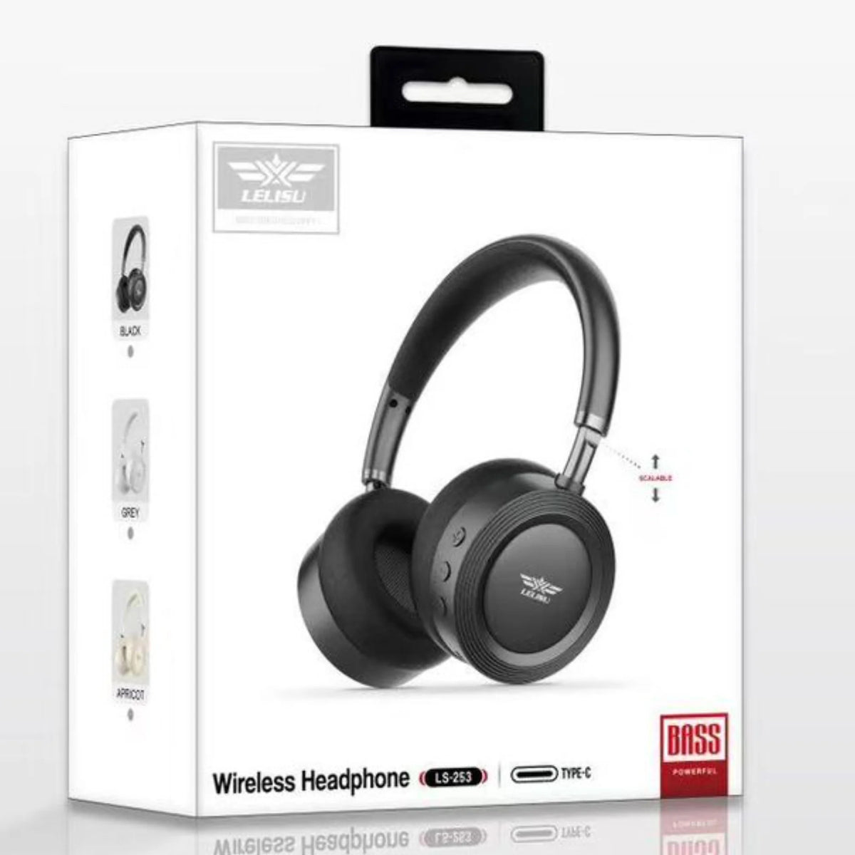 Lelisu LS-253 Wireless Headphones | Bluetooth Over-Ear Headset with Type-C Charging