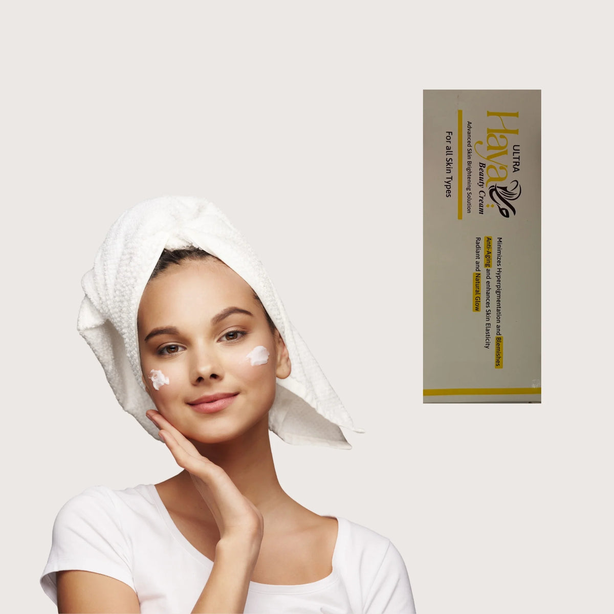 Haya Ultra Beauty Cream | Advanced Skin Brightening Solution for All Skin Types 30gm