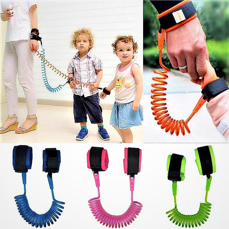 Anti-Lost Wrist Link for Kids | Child Safety Harness Strap for Travel, Parks & Crowded Areas