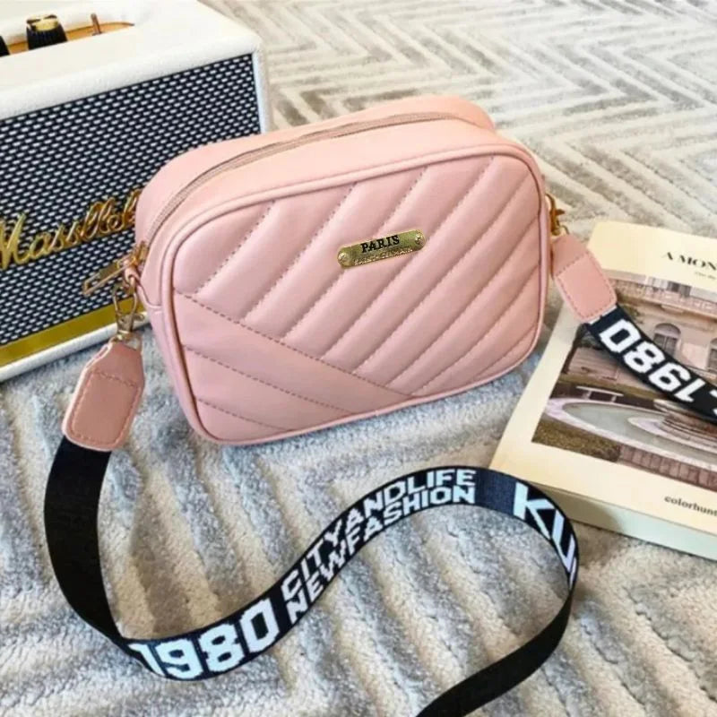 Pink Leather Handbag for Girls & Women | Stylish Shoulder & Crossbody Bag | Daily Use & Gift