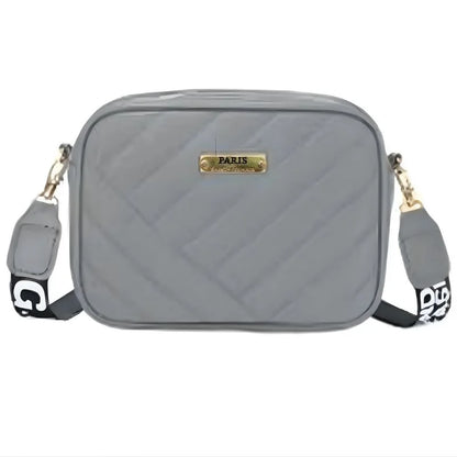 Gray Leather Handbag for Girls & Women | Stylish Shoulder & Crossbody Bag | Daily Use & Gift