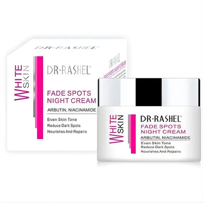 Dr. Rashel White Skin Fade Spots NIGHT Cream | Brightening & Hydrating Night Formula with Arbutin & Niacinamide | Imported