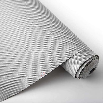 Anti-Slip Fridge & Shelf Mat | Waterproof Washable Liner for Kitchen Drawers Cabinets | Light Grey