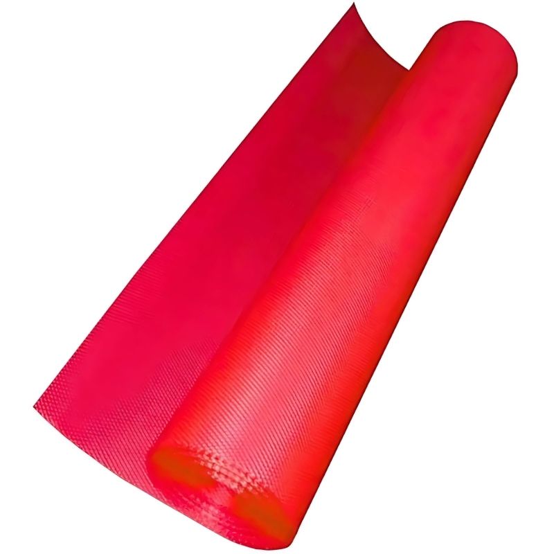 Anti-Slip Fridge & Shelf Mat | Waterproof Washable Liner for Kitchen Drawers Cabinets | Red