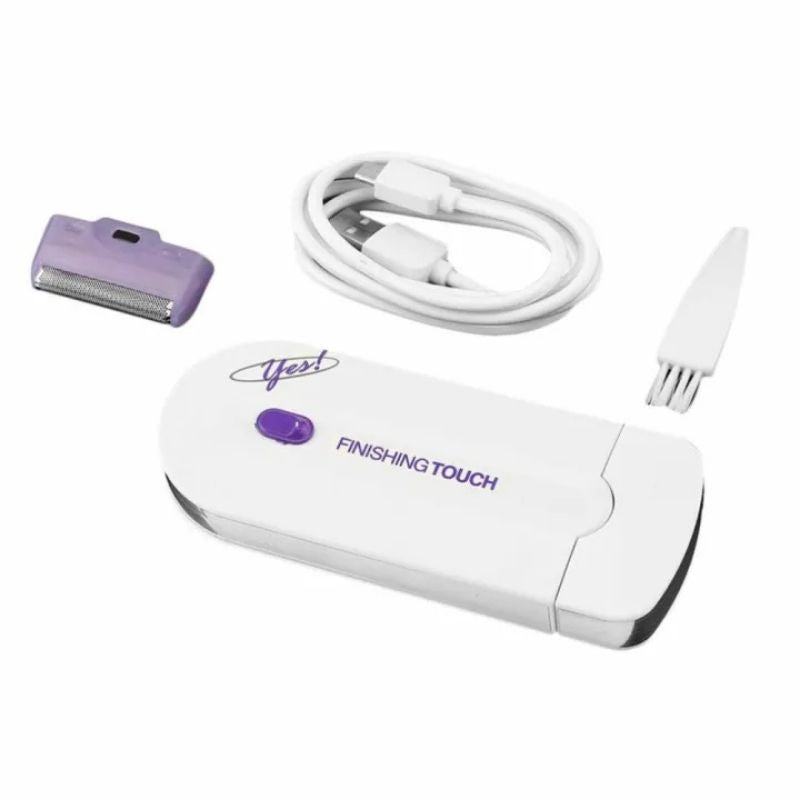 2-in-1 Rechargeable Painless Hair Remover | Finishing Touch Sensa-Light for Face & Body