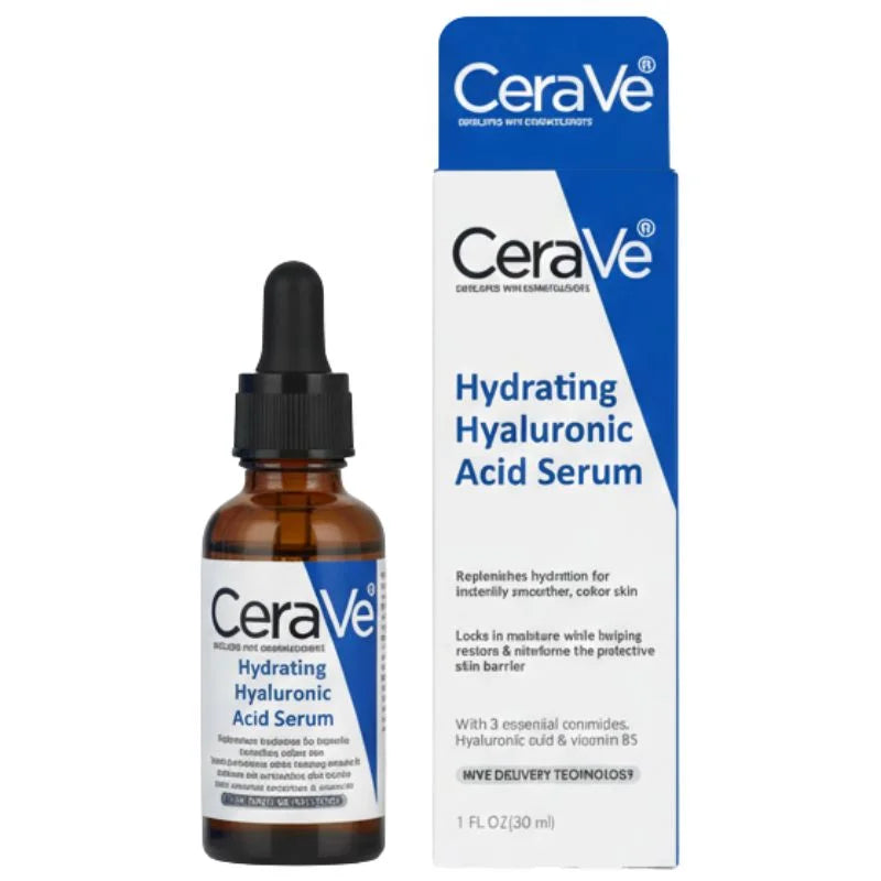CeraVe Hyaluronic Acid Face Serum 30ml | Hydrating, Barrier-Repair & Anti-Aging