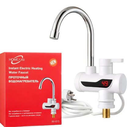 Electric Instant Heating  Faucet  | Digital Temperature Display | Plastic handle |  Kitchen & Bathroom Hot Water Tap
