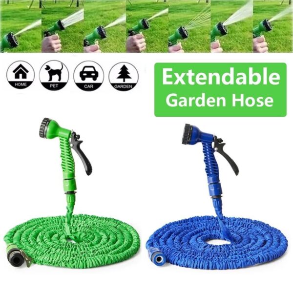 Magic Expandable Hose Pipe 100FT | Flexible, Lightweight Garden Hose with Multi-Spray Gun