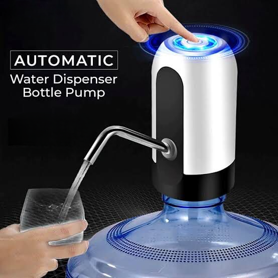 Portable Electric Automatic Water Pump & Dispenser | USB Rechargeable, Hygienic, Easy-to-Use