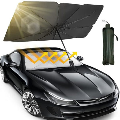Foldable Car Windshield Umbrella Sunshade | UV Protection & Heat Blocker for All Vehicles