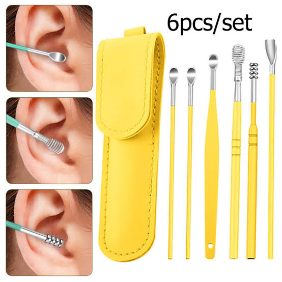6-Piece Ear Wax Cleaning Kit |  Portable & Easy to Use